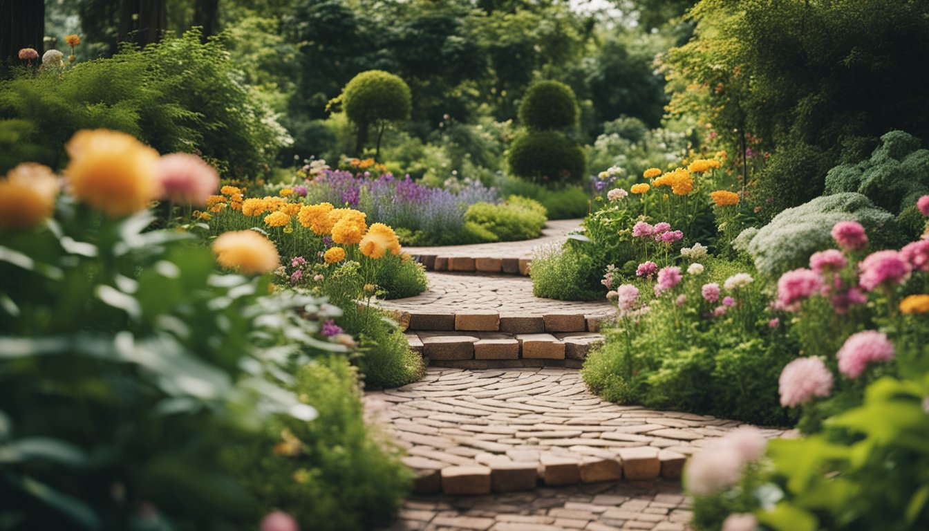 Innovative UK Garden Paths Using Reclaimed Materials